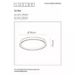 Plafoniera Lucide NURIA acril alb LED IP20 - 79182/18/31