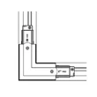 L-CONNECTOR - Maxlight-MHT1-L/L-WH - Element de inbinare