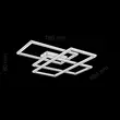 Plafoniera Maytoni LINE metal-acril negru 1x LED - MOD015CL-L80B