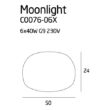 MOONLIGHT - Maxlight-C0076-06X - Plafoniera