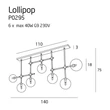 LOLLIPOP- Maxlight-P0295 - Pendul