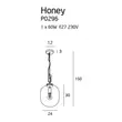HONEY - Maxlight-P0296 - Pendul
