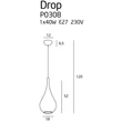 DROP - Maxlight-P0308 - Pendul