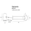 VARSOVIA - Maxlight-W0245 - Aplica de perete