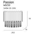 PASSION - Maxlight-W0250 - Aplica de perete