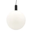 Pendul Maytoni PERLAS sticla alb 1x E27 - P061PL-01W