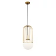 Pendul Maytoni TELFORD sticla alb 1x E27 - P363PL-01G