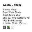ALMA - NovaLuce-40202 - Lampadar