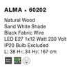 ALMA - NovaLuce-60202 - Lampadar