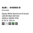 ALBI - NovaLuce - NL-8105603D - Pendul