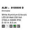 ALBI - NovaLuce - NL-8105606D - Plafoniera