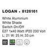 LOGAN - NovaLuce-8126161 - Aplica de perete