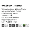 VALENCIA - NovaLuce-8127401 - Aplica de perete