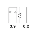 CAP - NovaLuce-8252003 - Element de capat