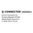 Q- CONNECTOR - NovaLuce-8252011 - Accesorii pentru sistem magnetic