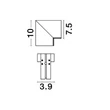 V-CONNECTOR - NovaLuce-8252012 - Accesorii pentru sina magnetica incastrabila