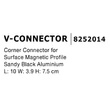 V-CONNECTOR - NovaLuce-8252014 - Accesorii pentru sistem magnetic