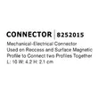 CONNECTOR - NovaLuce-8252015 - Accesorii pentru sistem magnetic