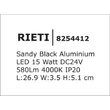 RIETI - NovaLuce-8254412 - Corp pentru sistem de sina