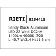 RIETI - NovaLuce-8254415 - Corp pentru sistem de sina