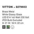 VITTON - NovaLuce-8279603 - Aplica de perete