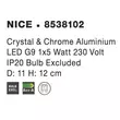 NICE - NovaLuce-8538102 - Aplica de perete