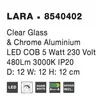 LARA - NovaLuce-8540402 - Aplica de perete