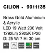 CILION - NovaLuce-9011135 - Aplica de perete