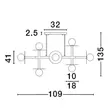 PIELO - NovaLuce - NL-9043312 - Pendul