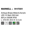 MARNELL - NovaLuce-9117301 - Iluminat tablou