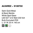 ALVAREZ - NovaLuce-9136702 - Lampadar