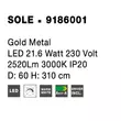 SOLE - NovaLuce-9186001 - Pendul
