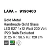 LAVA - NovaLuce-9190403 - Pendul