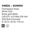 CINZIA - NovaLuce - NL-9236650 - Pendul