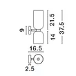 PALMER - NovaLuce - NL-9241110 - Aplica de perete