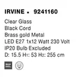 IRVINE - NovaLuce - NL-9241160 - Pendul