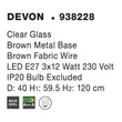 DEVON - NovaLuce-938228 - Pendul