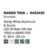 RANDO THIN - NovaLuce-9453430 - Pendul
