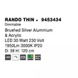 RANDO THIN - NovaLuce-9453434 - Pendul