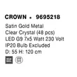 CROWN - NovaLuce - NL-9695218 - Pendul