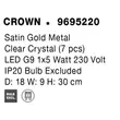 CROWN - NovaLuce - NL-9695220 - Aplica de perete