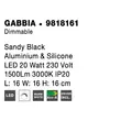 GABBIA - NovaLuce-9818161 - Iluminat de veghe