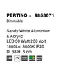 PERTINO - NovaLuce-9853671 - Plafoniera