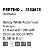 PERTINO - NovaLuce-9853675 - Plafoniera