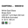 CANTONA - NovaLuce-9960612 - Pendul