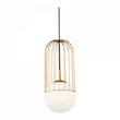 Pendul Maytoni TELFORD sticla alb 1x E27 - P363PL-01G