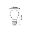 Bec filament E27-LED 6,5W 4000K 800lm 360° - 1609