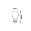 Bec filament E27-LED 12W 4000K 2000lm 360° - 1934