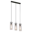 Pendul Rabalux ACANTHA E27 metal negru sticla transparent - 5259