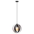 Pendul Rabalux CORTADO E27 metal negru metal - 5360